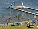 La plage de notre-Dame-du-Lac