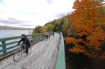 vélo en automne