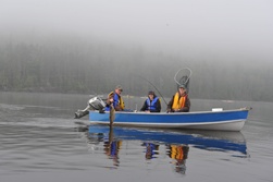 Pêche en chaloupe