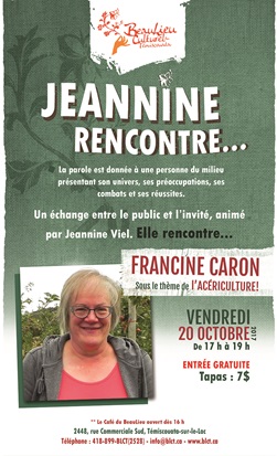 jeannine rencontre : acériculture