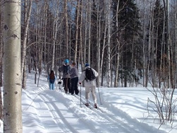 sentier ski de fond