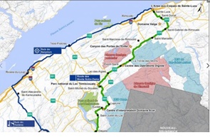 carte routes touristiques BSL 