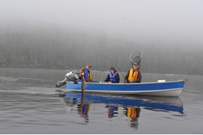 Pêche en chaloupe